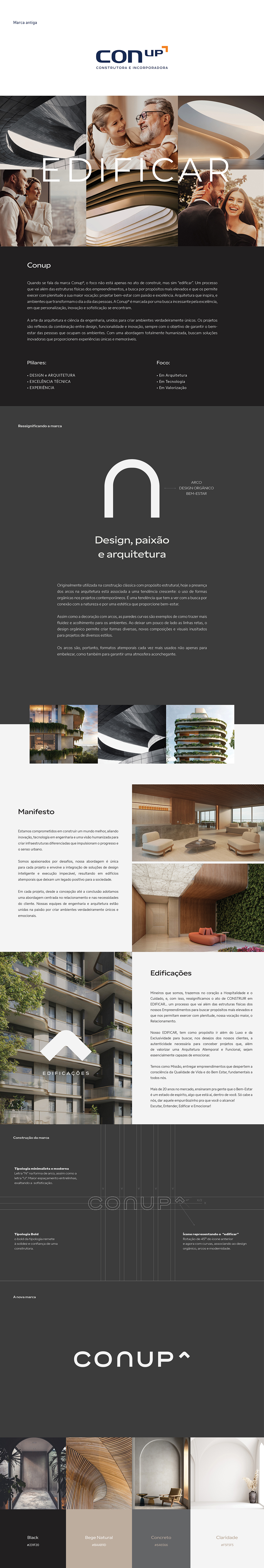 Branding Conup Edificações - Pixograma 