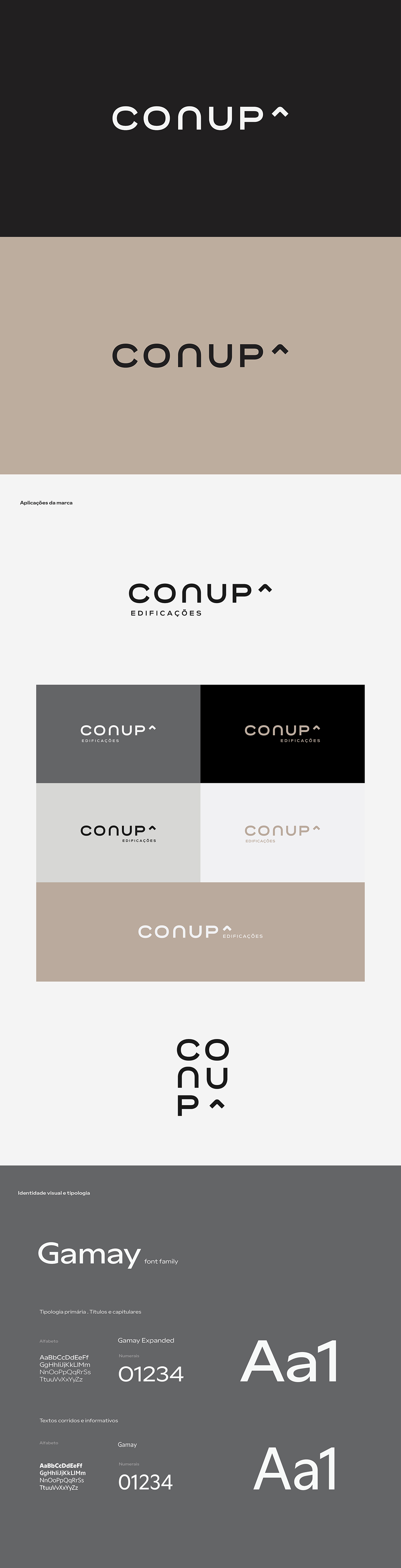 Branding Conup Edificações - Pixograma 