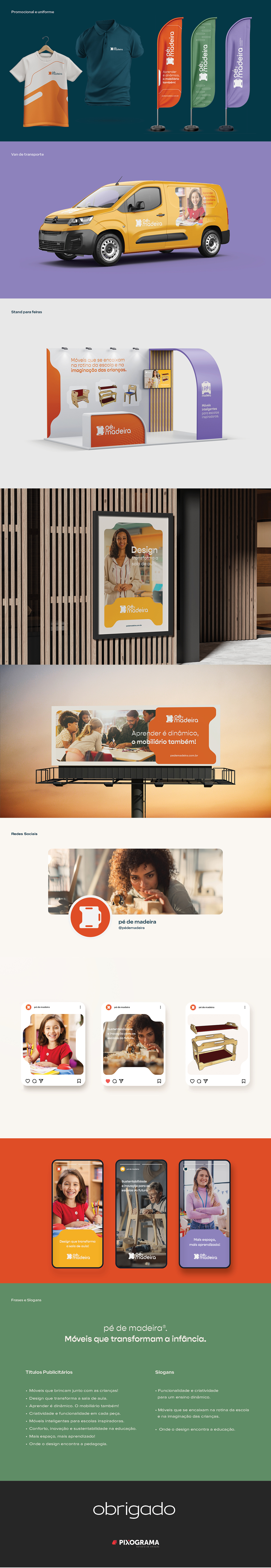 Branding Pé de Madeira - Pixograma 