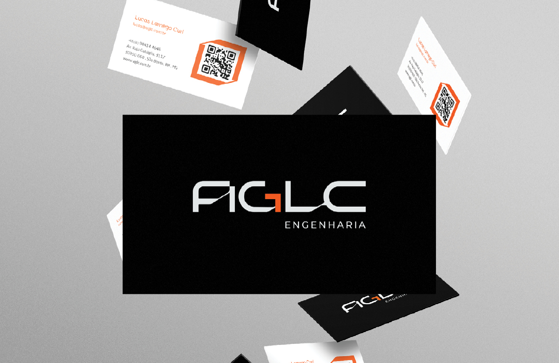 Branding AGLC Engenahria - Pixograma Estúdio de Criação