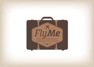 FlyMe Travel Boutique - Logo - Portfolio - Pixograma Estúdio de Criação publicitária BH