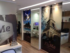 FlyMe Travel Boutique - Logo - Portfolio - Pixograma Estúdio de Criação publicitária BH