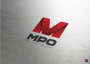 MPO construções - Branding - logomarca - Pixograma - Design e publicidade em Belo Horizonte