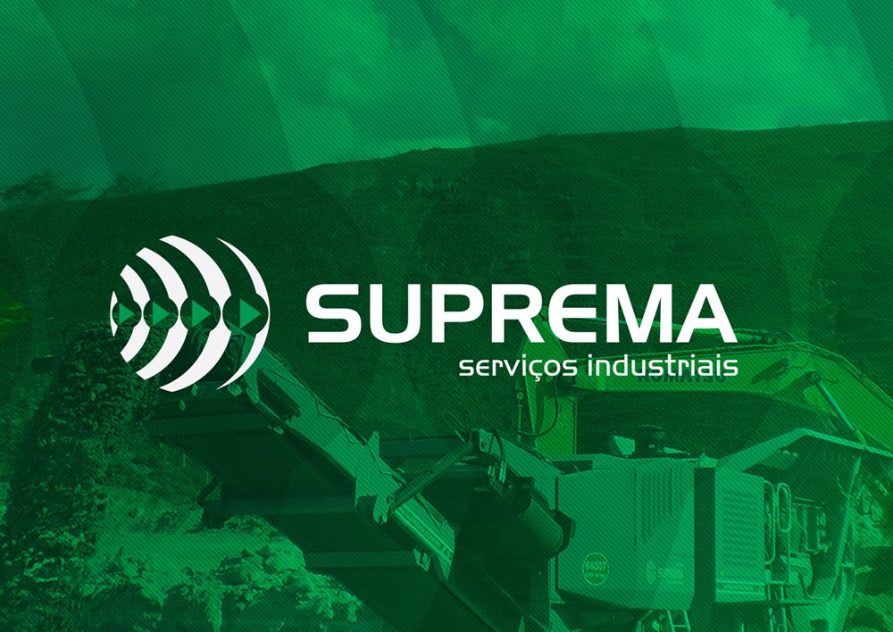 Suprema Serviços Industriais. Apresentações, folders - Pixograma estúdio de design em Belo Horizonte